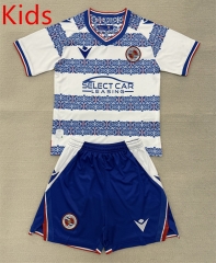 25-26 Reading Football Club Home Blue&White Kids/Youth Soccer Uniform-AY