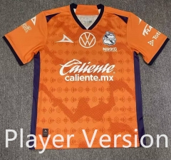 (S-4XL) Player Version 25-26 Club Puebla 2nd Away Orange Thailand Soccer Jersey AAA-912