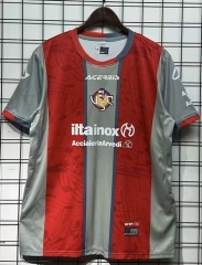 (S-4XL) 25-26 US Cremonese Home Red&Gray Thailand Soccer Jersey AAA-GB