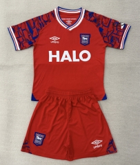 25-26 Ipswich Town Away Red Soccer Uniform-AY