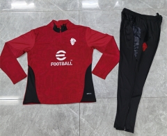 25-26 AC Milan Red Thailand Soccer Tracksuit-411