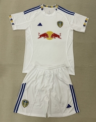 25-26 Leeds United Home White Soccer Uniform-AY