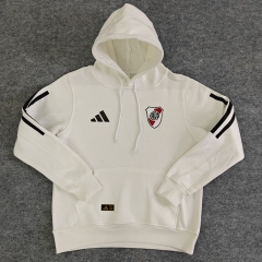 25-26 Player Version River Plate Home White Thailand Soccer Tracksuit With Hat-LH