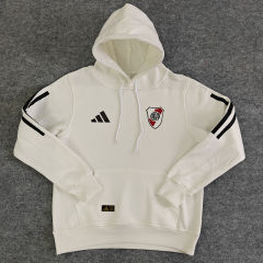 25-26 Player Version River Plate Home White Thailand Soccer Tracksuit With Hat-LH