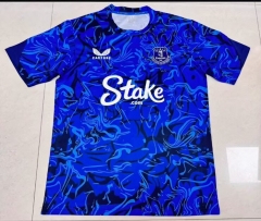(S-4XL) 2025-2026 Everton Blue Thailand Training Soccer Jersey AAA-GB