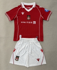 25-26 Wrexham Home Red Soccer Uniform-AY