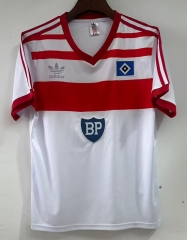 Retro Version 1983 Hamburger SV Home White Thailand Soccer Jersey AAA-2282