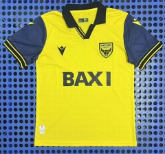 2025-2026 Oxford United Football Club Home Yellow Thailand Soccer Jersey AAA-9070