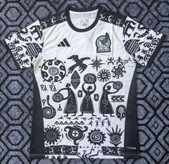25-26 Special Version Mexico Black&White Thailand Soccer Jersey AAA-7209