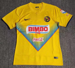 Retro Version 2014 Club América Yellow Thailand Soccer Jersey AAA-2282