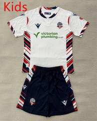 25-26 Bolton Wanderers Football Club Home White Kid/Youth Soccer Uniform-AY