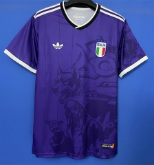 25-26 Game Version Italy Purple Thailand Soccer Jersey AAA-6486