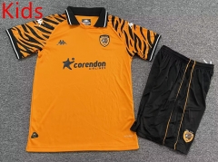 25-26 Hull City AFC Home Orange Kids/Youth Soccer Uniform-7809