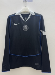 (S-4XL) 25-26 Chelsea 2nd Away Black LS Thailand Soccer Jersey AAA-9268