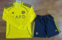 25-26 Al-Nassr FC Home Yellow LS Soccer Unifrom-709