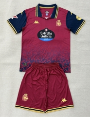 2025-2026 Deportivo La Coruña Away Red Soccer Uniform-AY