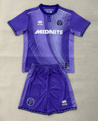 25-26 Sheffield United 2nd Away Purple Soccer Uniform-AY