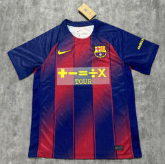 (S-4XL) 25-26 Special Version Barcelona Home Red&Blue Thailand Soccer Jersey AAA-4506