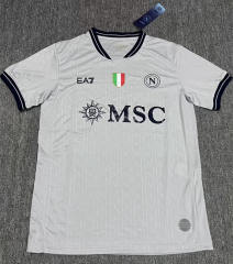 (S-4XL) 25-26 Napoli Goalkeeper Light Gray Thailand Soccer Jersey AAA-5404