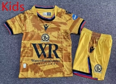 25-26 Blackburn Rovers 2nd Away Yellow Kids/Youth Soccer Uniform-7809