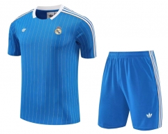 25-26 Real Madrid Blue Thailand Soccer Uniform-418