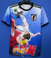 25-26 Japan Captain Tsubasa Blue Thailand Soccer Jersey AAA-6486