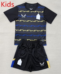 2025-2026 Everton 2nd Away Black&Blue Kids/Youth Soccer Uniform-AY