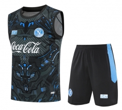 2025-2026 Napoli Black Thailand Training Soccer Vest Uniform-418