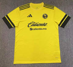 (S-4XL) 25-26 Club América Yellow Thailand Training Soccer Jersey -912
