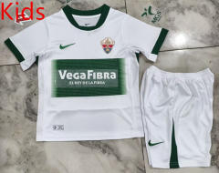 25-26 Elche CF Home White Kids/Youth Soccer Uniform-4193
