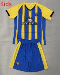 2025-2026 Southampton Away Blue&Yellow Kids/Youth Soccer Uniform-AY