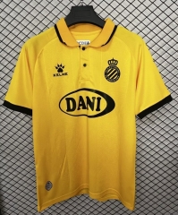 (S-4XL) 25-26 125th Anniversary RCD Espanyol Yellow Thailand Soccer Jersey AAA-2044