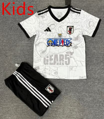 2025-2026 Special Version Japan White Kids/Youth Soccer Uniform-4247