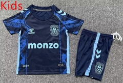 25-26 Coventry City 2nd Away Blue Kids/Youth Soccer Uniform-7809