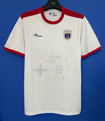 Retro Version 23-24 Cape Verde Away White Thailand Soccer Jersey AAA-6486
