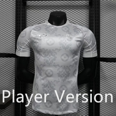 Player Version 25-26 White&Gold Edition Real Madrid White Thailand Soccer Jersey AAA-888