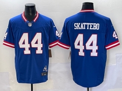 (Logo 3) Retro Version New York Giants 3 Generations Blue #44 NFL Jersey-0840