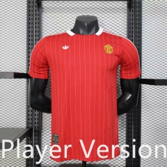Player Version 25-26 Casual Version Manchester United Red Thailand Soccer Jersey-888