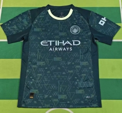 (S-4XL) 25-26 Manchester City 4th Away Dark Green Thailand Soccer Jersey AAA-2390