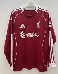 (S-3XL) 25-26 Liverpool Home Red LS Thailand Soccer Jersey AAA-9268