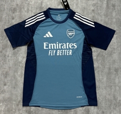 (S-4XL) 2025-2026 Arsenal Blue Thailand Training Soccer Jersey AAA-4506