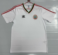 Retro Version 1986 Bulgaria Home White Thailand Soccer Jersey AAA-503