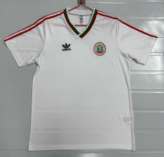 Retro Version 1986 Bulgaria Home White Thailand Soccer Jersey AAA-503