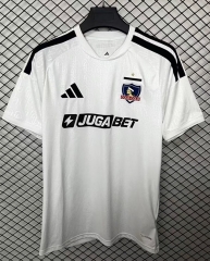 (S-4XL) 26-27 Colo-Colo Home White Thailand Soccer Jersey AAA-2044