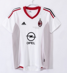 Retro Edition 2002-2003 AC Milan Away White Thailand Soccer Jersey AAA-C1046