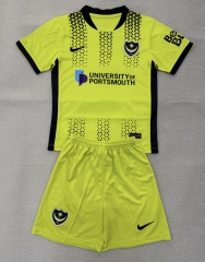 25-26 Portsmouth 2nd Away Yellow Soccer Uniform-AY