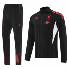 25-26 Liverpool Black Thailand Soccer Coat Uniform-LH