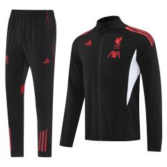 25-26 Liverpool Black Thailand Soccer Coat Uniform-LH