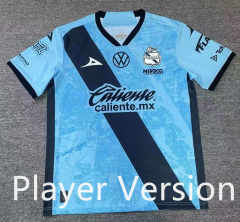 (S-4XL) Player Version 25-26 Club Puebla 2nd Away Blue Thailand Soccer Jersey AAA-912