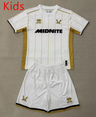 25-26 Sheffield United Away White Kids/Youth Soccer Uniform-AY